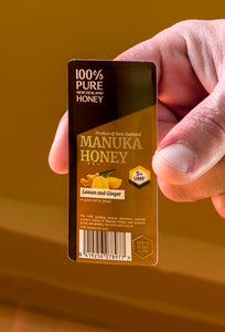10g UMF 5+ Manuka Honey with Lemon & Ginger